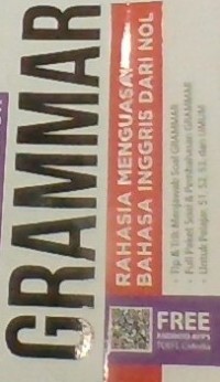 Pocket Book Grammar : Rahasia Menguasai Bahasa Inggris Dari Nol
