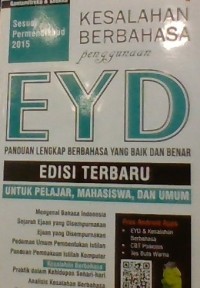 Kesalahan berbahasa penggunaan EYD