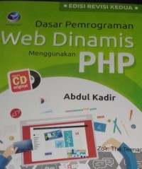 Dasar Pemrograman Web Dinamis Menggunakan PHP