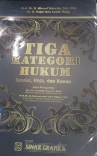 Tiga Kategori Hukum: Syariat, Fikih, dan Kanun