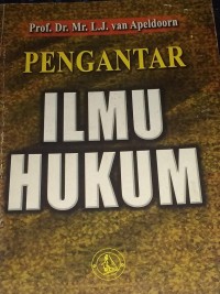 Pengantar Ilmu Hukum
