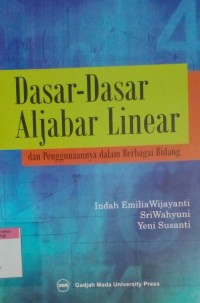 DASAR-DASAR ALJABAR LINEAR JIL.1