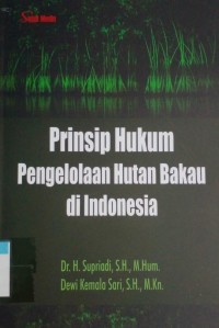 Prinsip hukum pengelolaan hutan bakau di indonesia