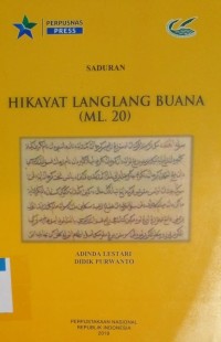 Saduran hikayat langlang buana (ml.20)