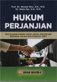 Hukum Perjanjian : Penjelasan Makna Pasal-Pasal Perjanjian Bernama Dalam KUH Perdata (BW)