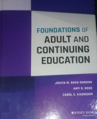 Foundation of adult and continuing education