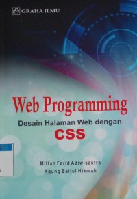 Web programming desain halaman web dengan CSS