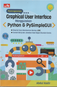 Pemograman graphical user interface menggunakan python & pysimpleugui