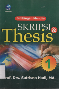 Bimbingan menulis skripsi thesis