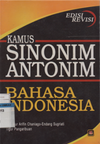 Kamus sinonim antonim Bahasa Indonesia