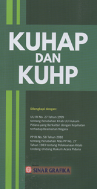 KUHAP dan KUHP