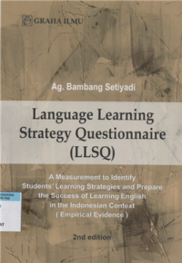 Language Learning Strategy Questionnaire (LLSQ) 2nd Edition