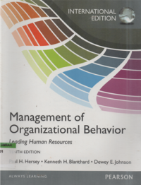 MANAGEMENT OF ORGANIZATIONAL BEHAVIOR LEADING HUMAN RESOURCES