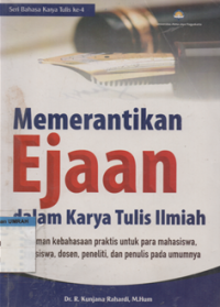 memerantikan ejaan dalam karya tulis ilmiah