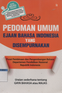 Pedoman umum ejaan bahasa Indonesia yang disempurnakan