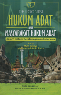 Rekognisi hukum adat dan masyarakat