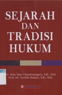 Sejarah dan tradisi hukum