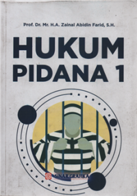 Hukum pidana 1