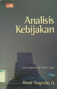 ANALISIS KEBIJAKAN