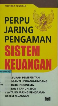 Perpu Jaring Pengaman Sistem Keuangan