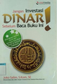 Jangan Investasi Dinar Sebelum baca Buku ini