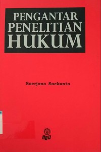 Pengantar penelitian Hukum