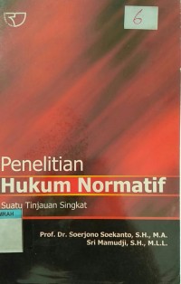 PENELITIAN HUKUM NORMATIF