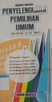 UU Penyelenggaraan Pemilu