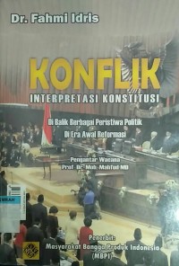Konflik interprestasi konstitusi