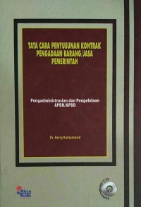 TATA CARA PENYUSUNAN KONTRAK PENGADAAN BARANG/JASA PEMERINTAH