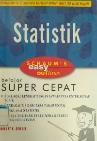 STATISTIK SCHAUM'S EASY OUTLINES