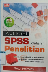 Aplikasi Spss dalam Penelitian