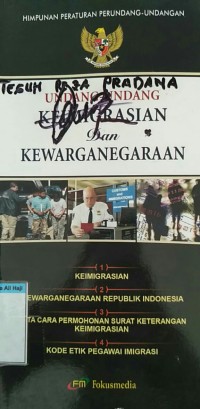 Undang-undang Keimigrasian dan Kewarganegaraan