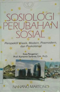 SOSIOLOGI PERUBAHAN SOSIAL