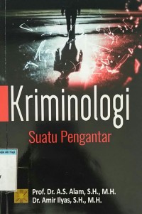 Kriminologi Suatu Pengantar