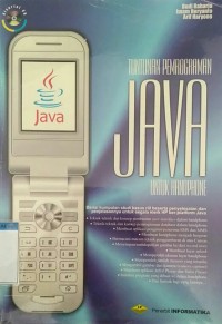 TUNTUNAN PEMROGRAMAN JAVA UNTUK HANDPHONE