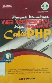 Proyek membuat web profesional dengan framework cake php