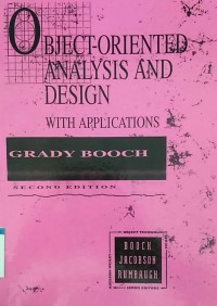 Object-Oriented Analysis and Design with Applications