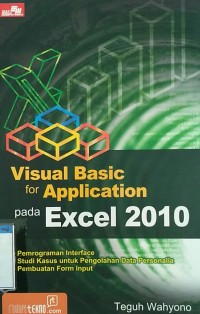 Visual basic for application pada excel 2010