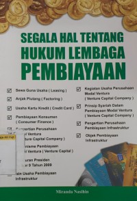 Segala hal tentang hukum lembaga pembiayaan