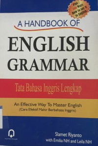 A handbook of English grammar