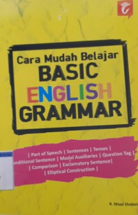 Cara mudah belajar basic english grammar