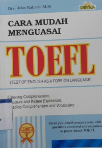 cara mudah menguasai toefl