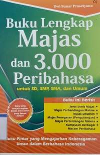 Buku lengkap majas dan 3.000 peribahasa