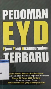 Pedoman EYD ejaan yang disempurnakan terbaru