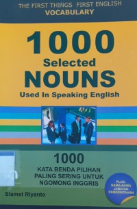 1000 Selected nouns used in speaking engslish