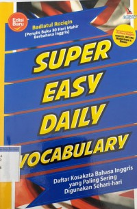 Super easy daily vocabulary