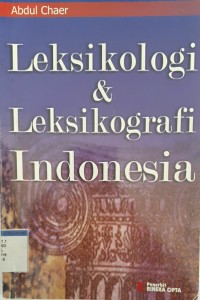 Leksikologi & leksikografi Indonesia