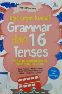 Kiat Cepat Kuasai Grammar dan 16 Tenses