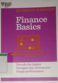 Image of 20 Minute manager finance basic